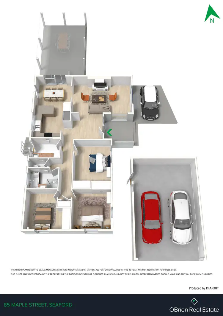 Floorplan of Homely house listing, 85 Maple Street, Seaford VIC 3198