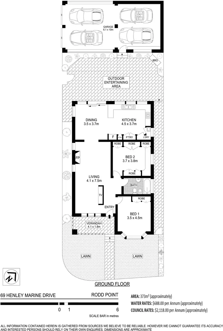 Floorplan of Homely house listing, 69 Henley Marine Drive, Rodd Point NSW 2046