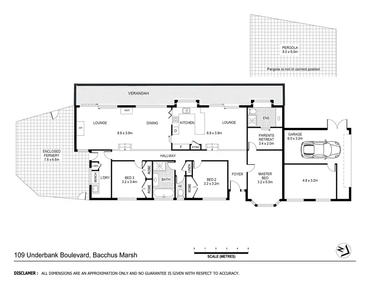 Floorplan of Homely house listing, 109 Underbank Boulevard, Bacchus Marsh VIC 3340
