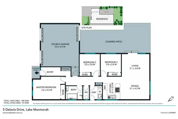 Floorplan of Homely house listing, 5 Delavia Drive, Lake Munmorah NSW 2259