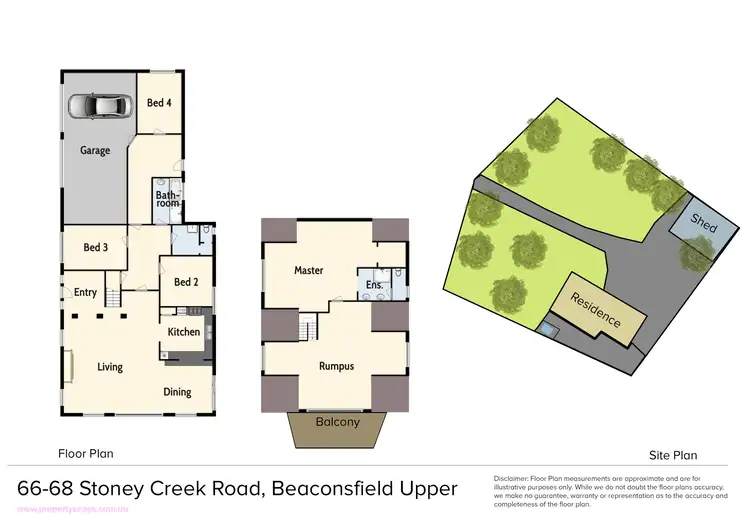 Floorplan of Homely house listing, 66-68 Stoney Creek Road, Beaconsfield Upper VIC 3808