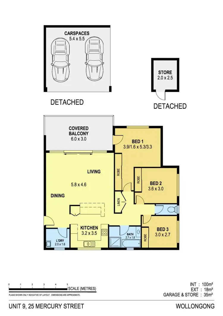 Floorplan of Homely unit listing, 9/25 Mercury Street, Wollongong NSW 2500