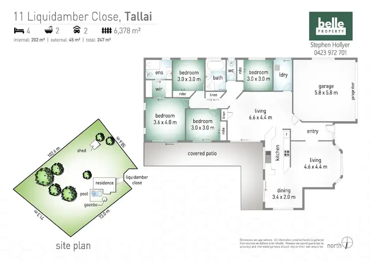 Floorplan of Homely house listing, 11 Liquidamber Close, Tallai QLD 4213