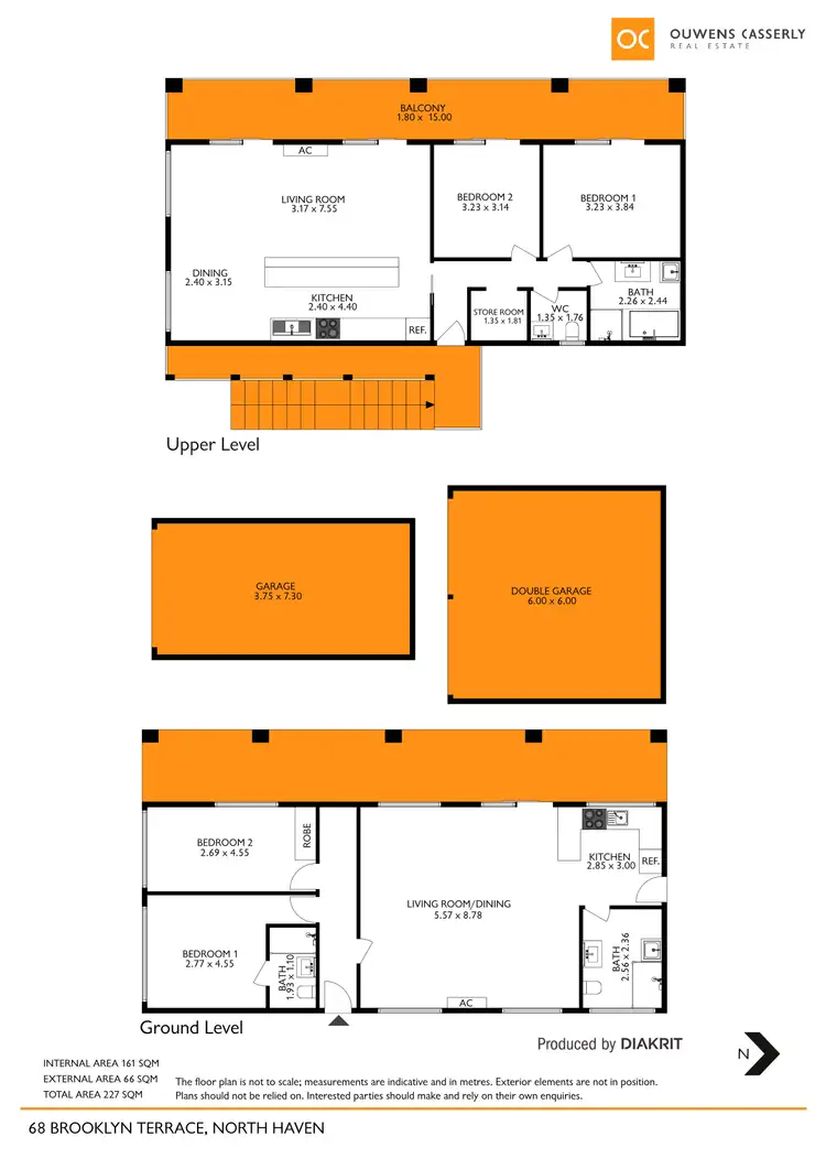Floorplan of Homely house listing, 68 Brooklyn Terrace, North Haven SA 5018
