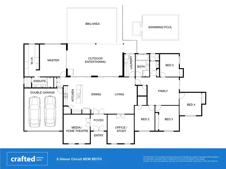 Floorplan of Homely house listing, 8-14 Glover Circuit, New Beith QLD 4124