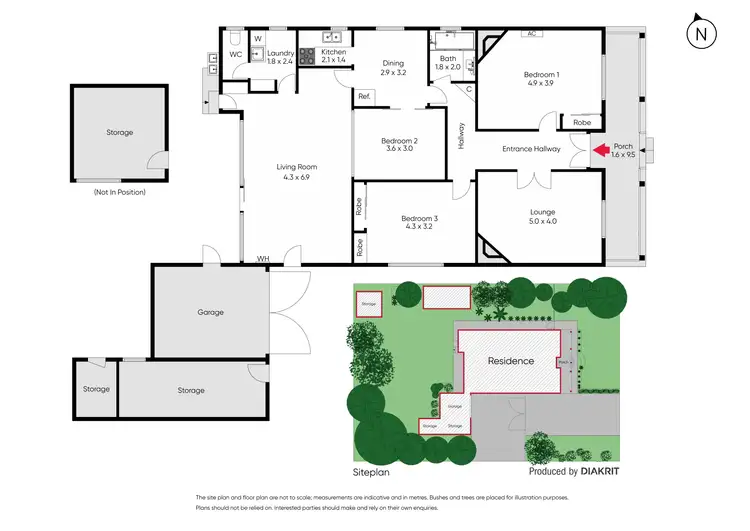 Floorplan of Homely house listing, 6 Walden Street, West Footscray VIC 3012