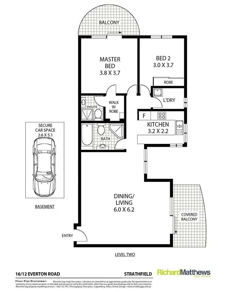 Floorplan of Homely apartment listing, 16/12 Everton Road, Strathfield NSW 2135