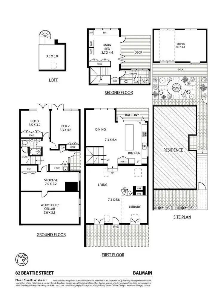 Floorplan of Homely house listing, 82 Beattie Street, Balmain NSW 2041
