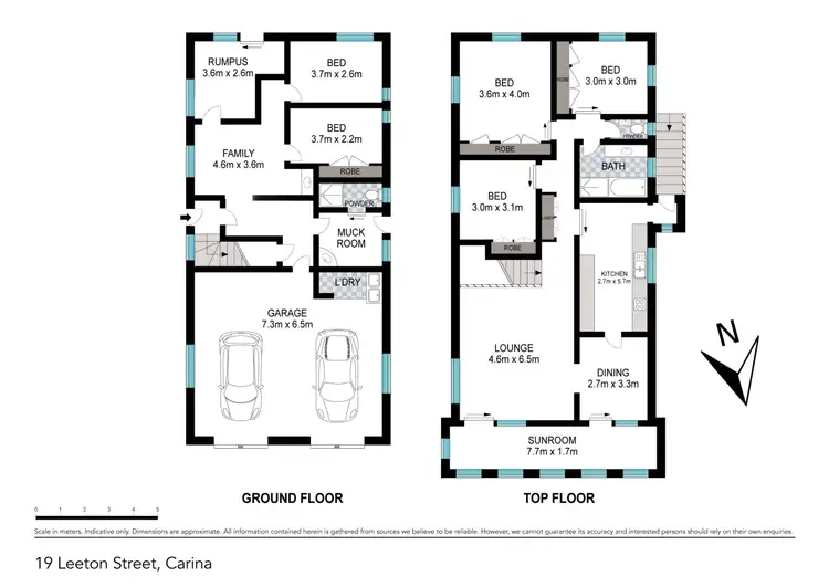 Floorplan of Homely house listing, 19 Leeton Street, Carina QLD 4152