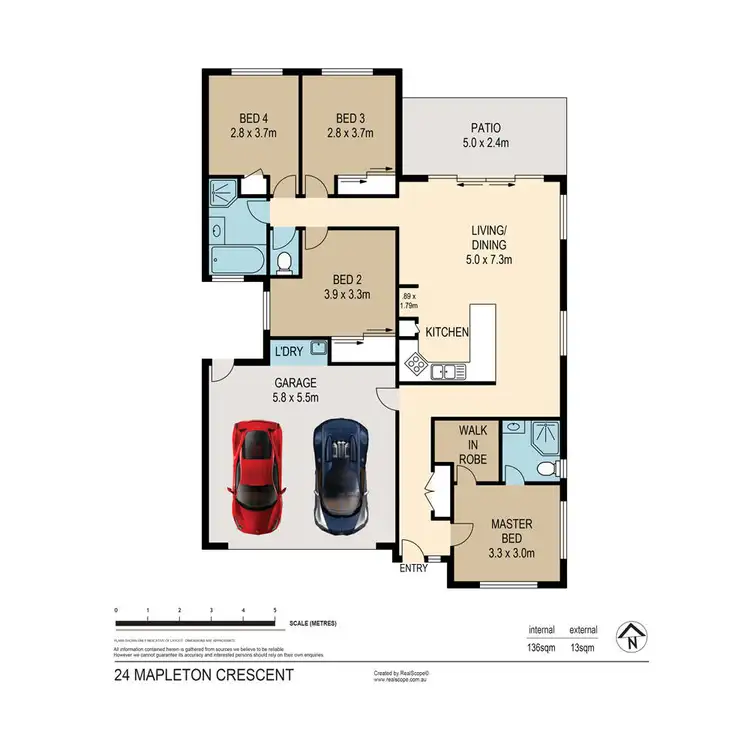 Floorplan of Homely house listing, 24 Mapleton Crescent, Forest Lake QLD 4078