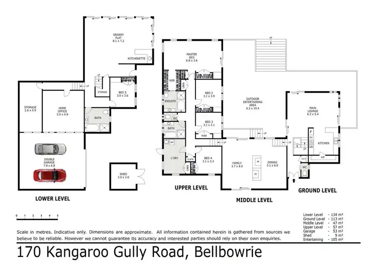 Floorplan of Homely house listing, 170 Kangaroo Gully Road, Bellbowrie QLD 4070