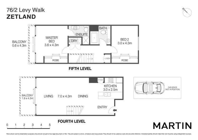 Floorplan of Homely apartment listing, 76/2 Levy Walk, Zetland NSW 2017