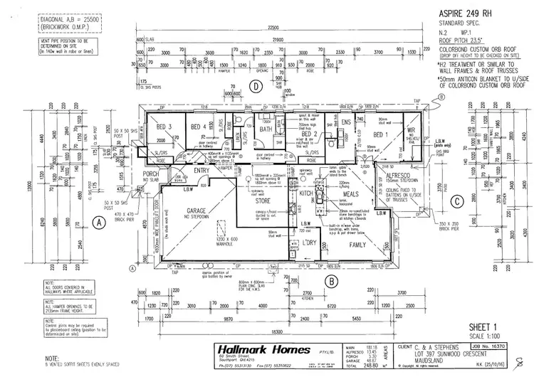 Floorplan of Homely house listing, 16 Sunwood Crescent, Maudsland QLD 4210