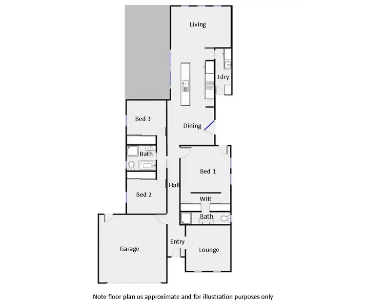 Floorplan of Homely house listing, 4 Canterbury Drive, Mildura VIC 3500