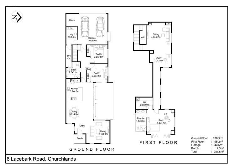 Floorplan of Homely house listing, 6 Lacebark Road, Churchlands WA 6018