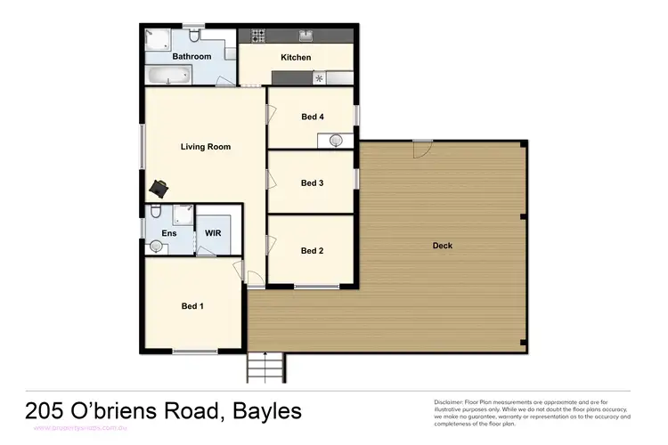 Floorplan of Homely rural property listing, 205 Obriens Road, Bayles VIC 3981