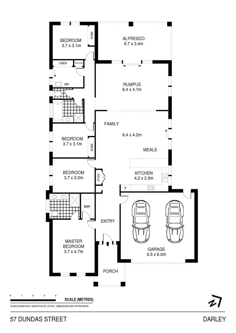 Floorplan of Homely house listing, 57 Dundas Street, Darley VIC 3340