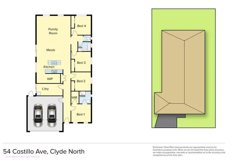 Floorplan of Homely house listing, 54 Castillo Avenue, Clyde North VIC 3978