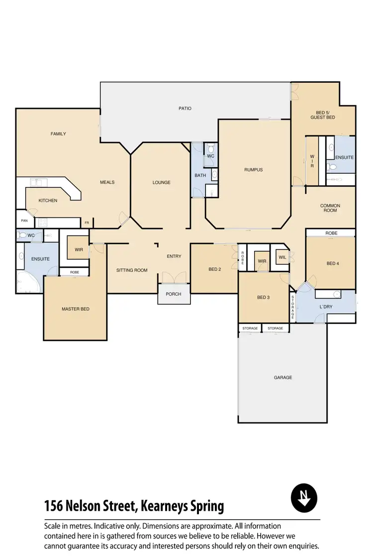 Floorplan of Homely house listing, 156 Nelson Street, Kearneys Spring QLD 4350