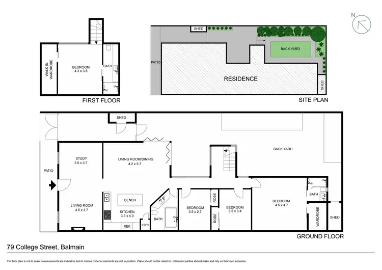 Floorplan of Homely house listing, 79 College Street, Balmain NSW 2041