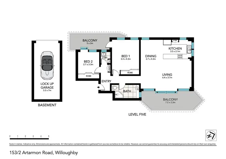 Floorplan of Homely apartment listing, 153/2 Artarmon Road, Willoughby NSW 2068