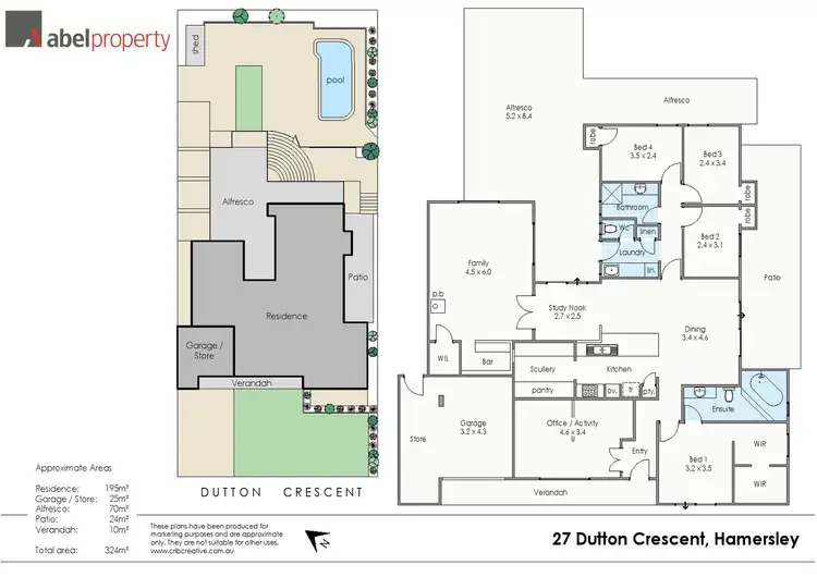 Floorplan of Homely house listing, 27 Dutton Crescent, Hamersley WA 6022