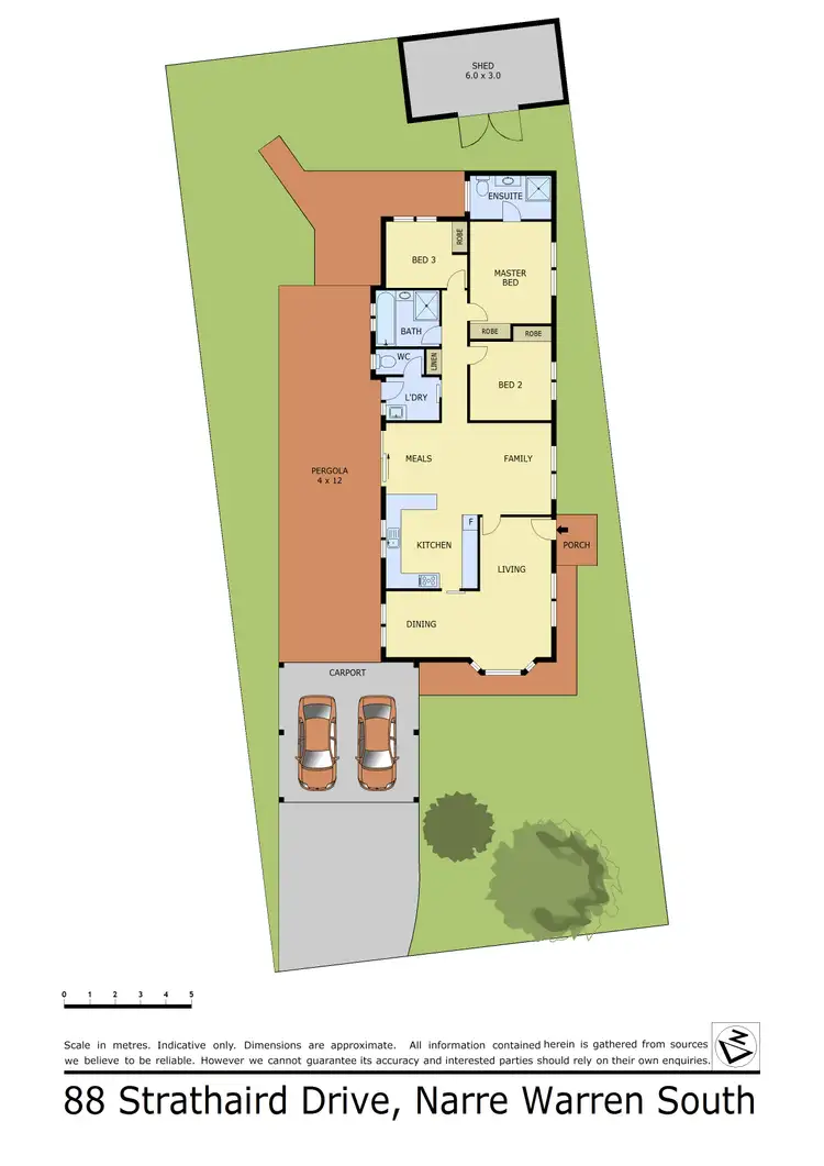 Floorplan of Homely house listing, 88 Strathaird Drive, Narre Warren South VIC 3805