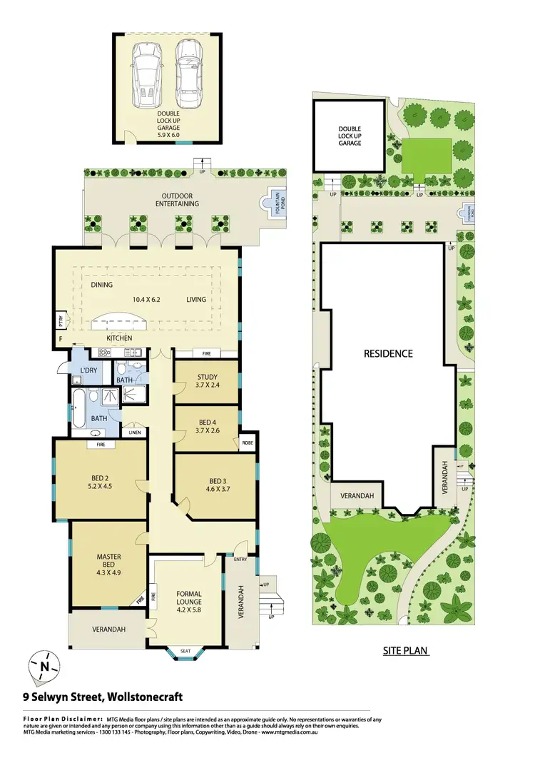 Floorplan of Homely house listing, 9 Selwyn Street, Wollstonecraft NSW 2065