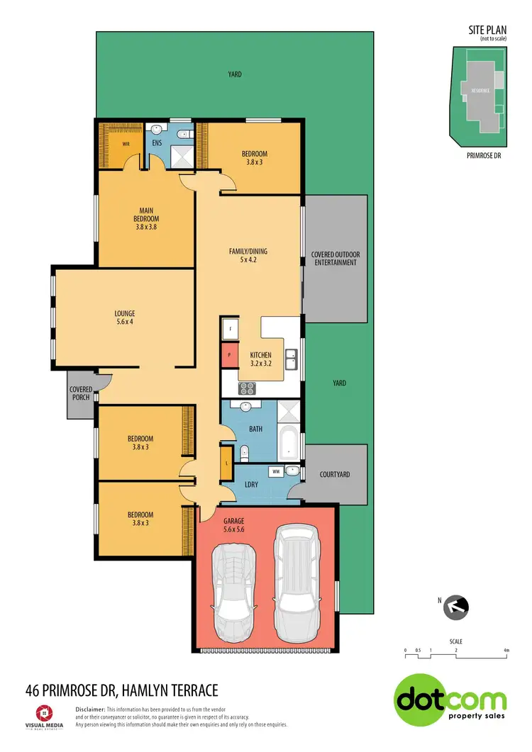 Floorplan of Homely house listing, 46 Primrose Drive, Hamlyn Terrace NSW 2259