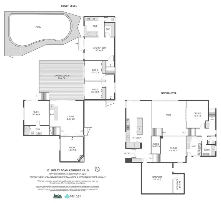 Floorplan of Homely house listing, 151 Bielby Road, Kenmore Hills QLD 4069
