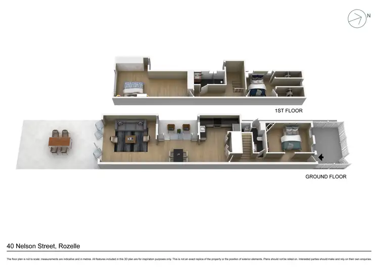 Floorplan of Homely house listing, 40 Nelson Street, Rozelle NSW 2039
