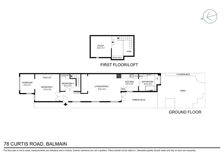 Floorplan of Homely house listing, 78 Curtis Road, Balmain NSW 2041