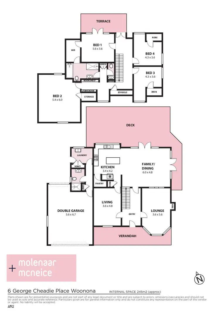 Floorplan of Homely house listing, 6 George Cheadie Place, Woonona NSW 2517