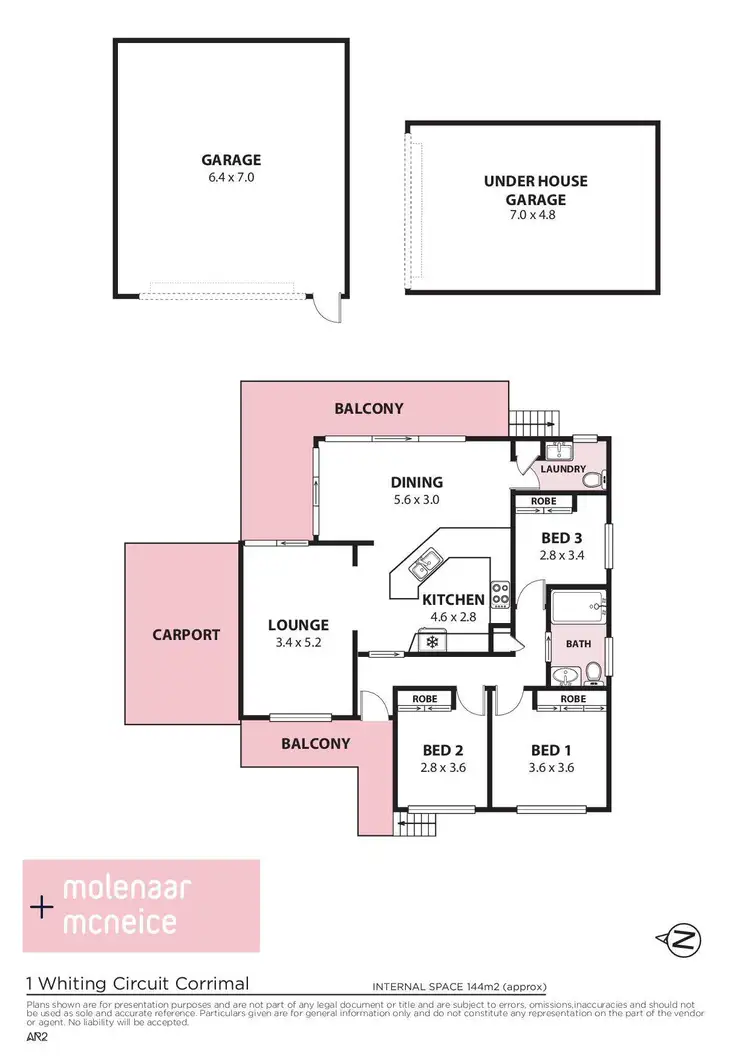 Floorplan of Homely house listing, 1 Whiting Crescent, Corrimal NSW 2518