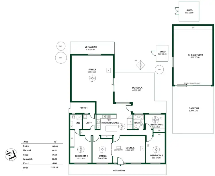 Floorplan of Homely house listing, 6 Corana Court, Balhannah SA 5242