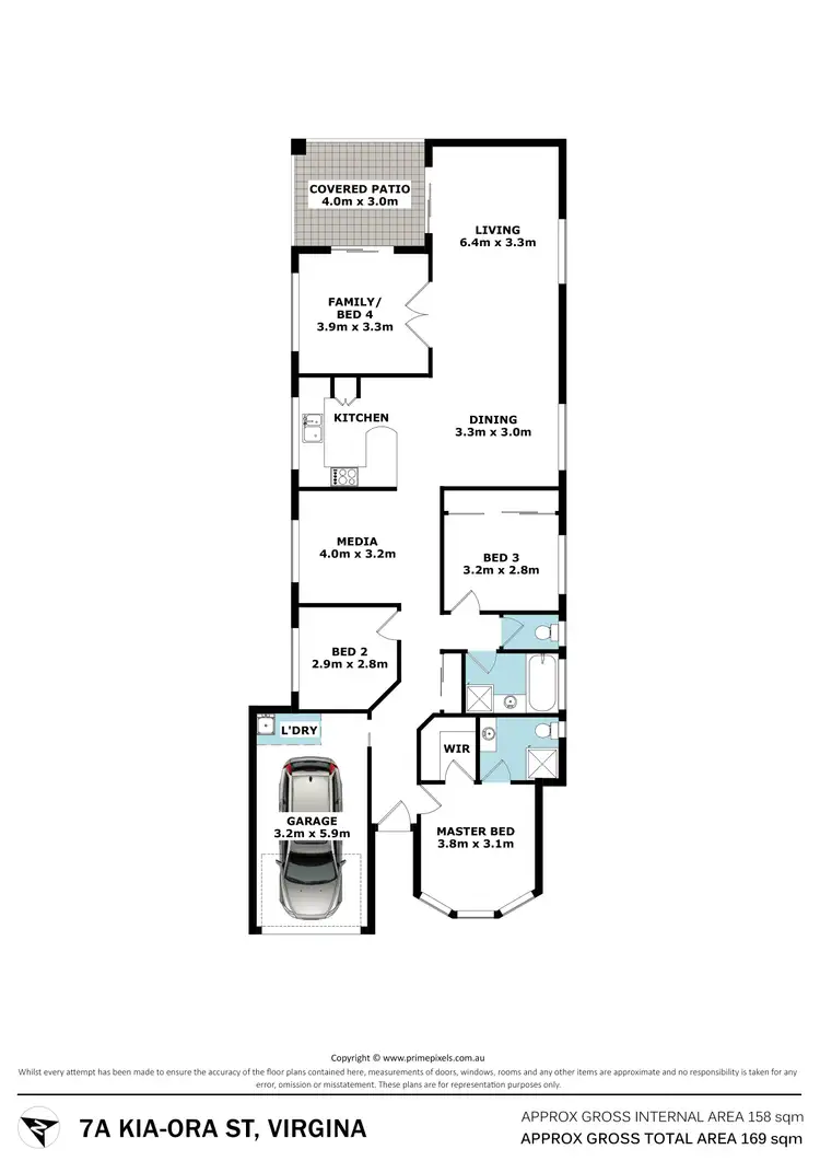 Floorplan of Homely house listing, 7A Kia-Ora Street, Virginia QLD 4014