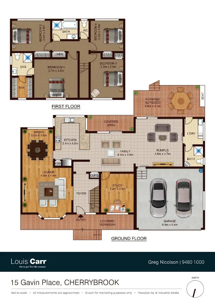 Floorplan of Homely house listing, 15 Gavin Place, Cherrybrook NSW 2126