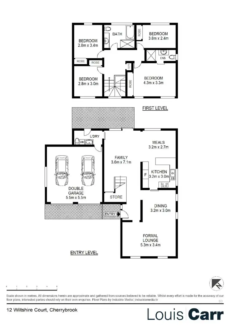 Floorplan of Homely house listing, 12 Wiltshire Court, Cherrybrook NSW 2126