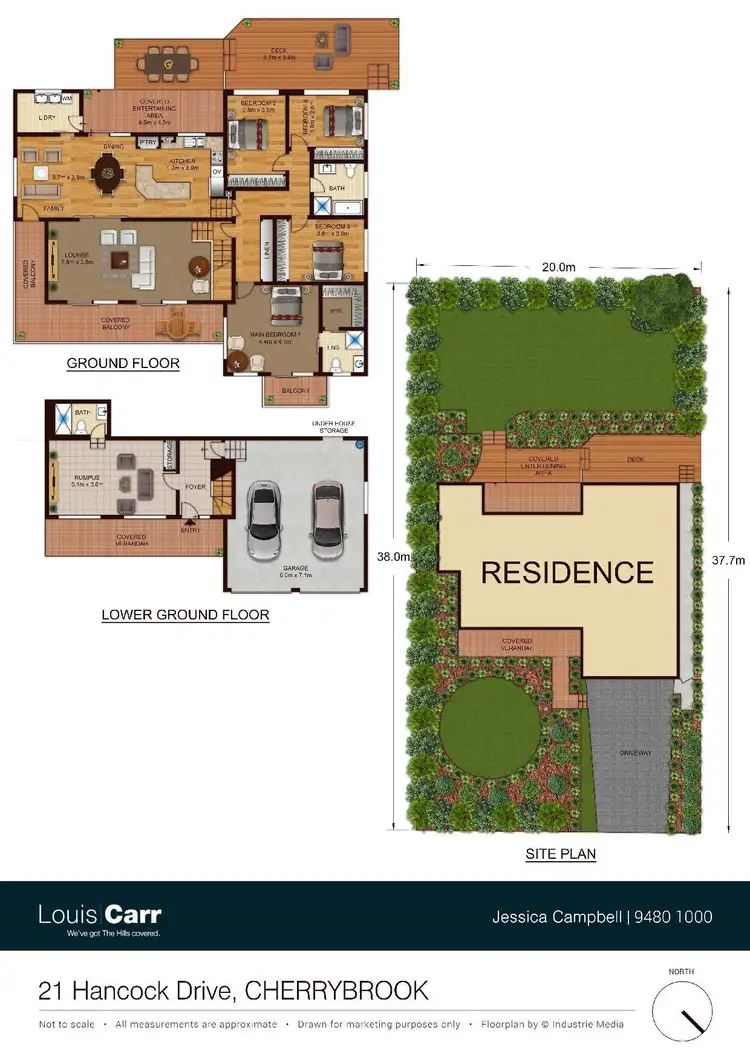 Floorplan of Homely house listing, 21 Hancock Drive, Cherrybrook NSW 2126