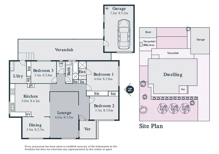 Floorplan of Homely house listing, 96 Gardenia Road, Thomastown VIC 3074