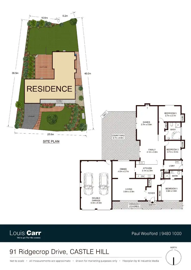 Floorplan of Homely house listing, 91 Ridgecrop Drive, Castle Hill NSW 2154