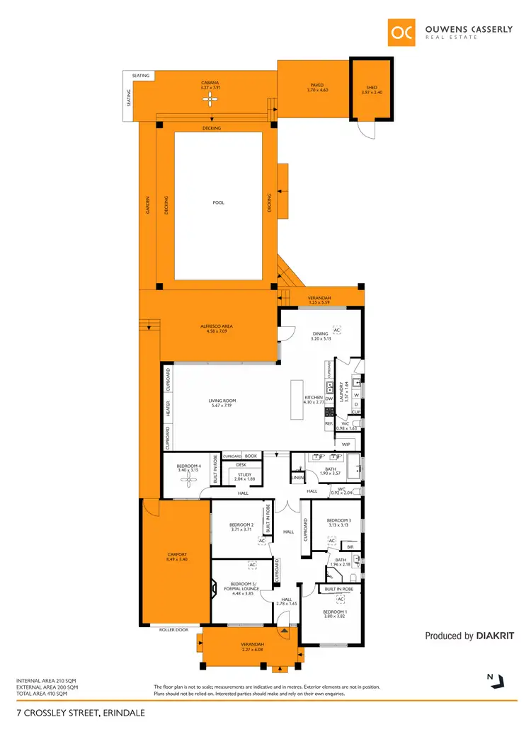 Floorplan of Homely house listing, 7 Crossley Street, Erindale SA 5066