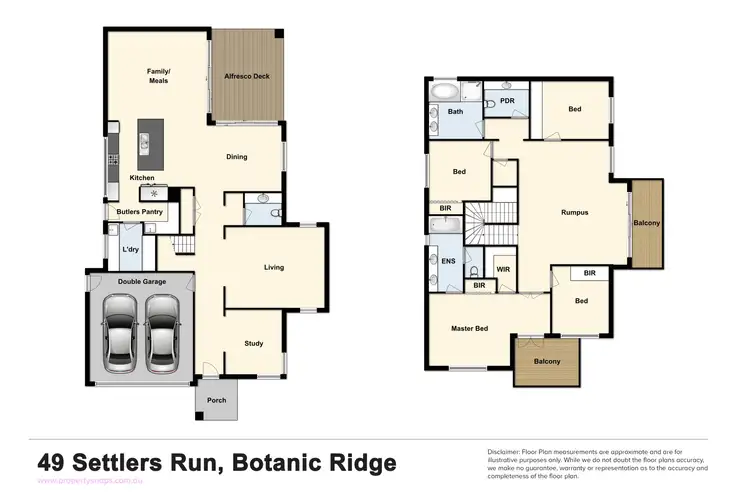 Floorplan of Homely house listing, 49 Settlers Run, Botanic Ridge VIC 3977