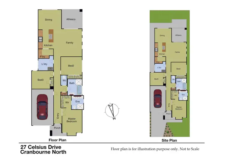 Floorplan of Homely house listing, 27 Celsius Drive, Cranbourne North VIC 3977