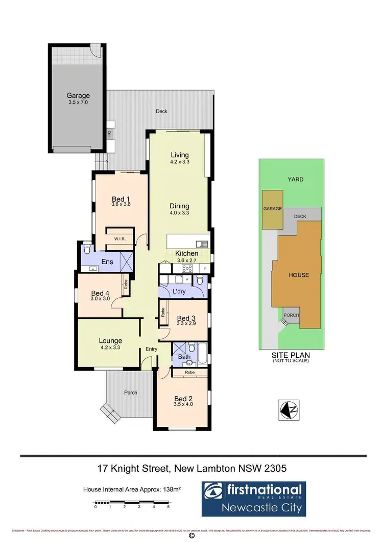Floorplan of Homely house listing, 17 Knight Street, New Lambton NSW 2305