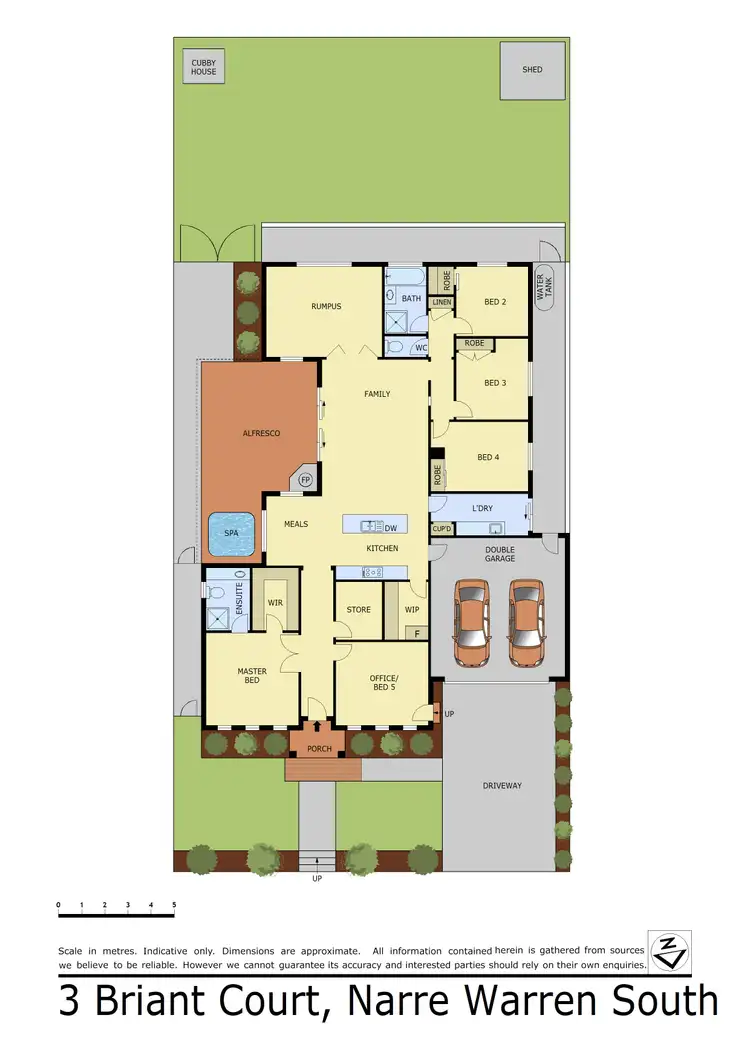 Floorplan of Homely house listing, 3 Briant Court, Narre Warren South VIC 3805
