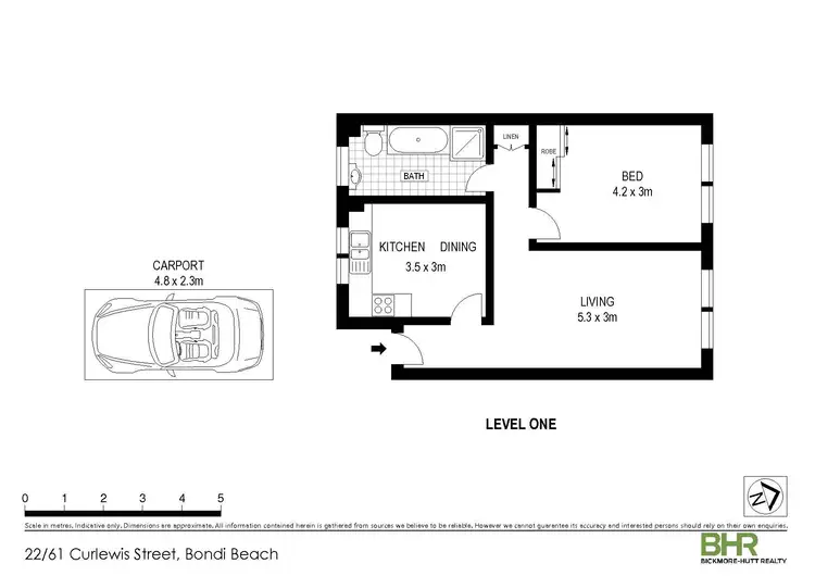 Floorplan of Homely unit listing, 22/61 Curlewis Street, Bondi Beach NSW 2026