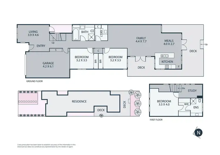 Floorplan of Homely house listing, 29A Rushall Street, Fairfield VIC 3078