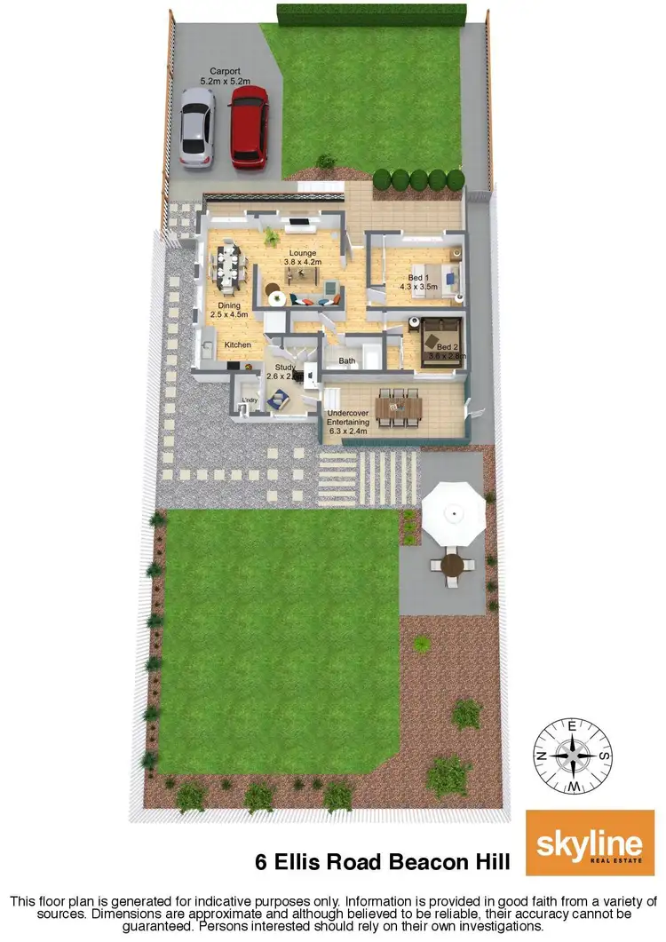 Floorplan of Homely house listing, 6 Ellis Road, Beacon Hill NSW 2100