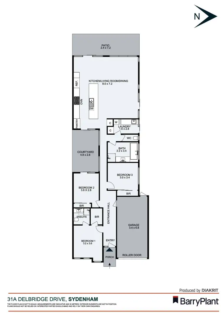 Floorplan of Homely villa listing, 31A Delbridge Drive, Sydenham VIC 3037